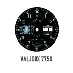 FORTIS dials for Valjoux 7750