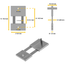 Pendelfeder Sortiment für Wanduhren und Regulateure 8 St Stärke 0,04 - 0,06 mm