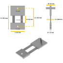 Resortes suspensión para péndolos surtida para relojes de pared 8 pz top quality