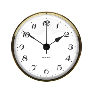 UTS Kapsel- Einsteckwerk Quarz Uhrwerk, rund, mit arabischem Ziffernblatt