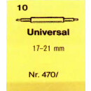 Spring bars universal - pack á 10 pcs 14 - 17 mm