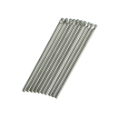 Spine metalliche dentellate per bracciali metallici in acciaio inox 27 mm 10 pz