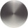 Pendulum bob chrome plated for quartz movements, round grinding, 55 mm/ 70 mm