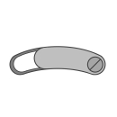 Extension Link Steel compatible to Rolex Oyster Ladies Bracelet 70130