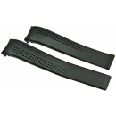 TAG Heuer rubber watch band black for Carrera Chronograph...