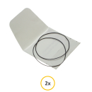 Junta inferior para relojes de pulsera impermeables calidad alemana 2 piezas  16,6 mm | 15,8 mm