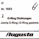 2 guarnizioni O-ring per orologi da polso impermeabili 18,5 x 17,7 mm