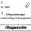 O-Ring Dichtungen für wasserdichte Armbanduhren 20,0 mm | 19,2 mm 2 St.