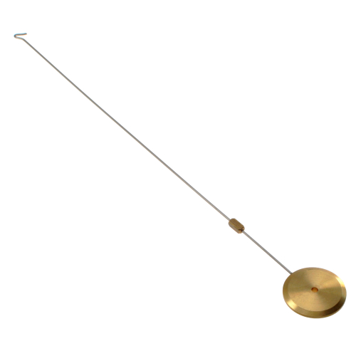 Pendulum for Paris clocks with thread suspension