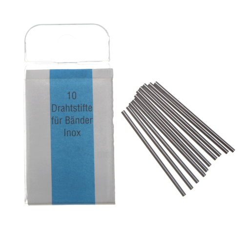 Drahtstifte glatt für Metallbänder - 10 Stück 0.8 mm