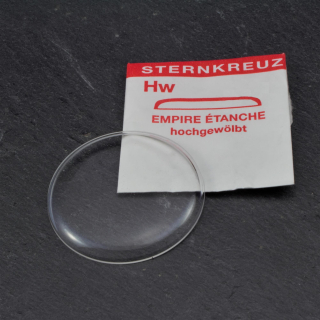 Acrylic watch glass high curved (Empire entanche) for wristwatches sizes 250-380