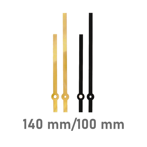 Set di lancette dellorologio stile moderno attacco Euro per movimento al quarzo Colore ottone 140mm