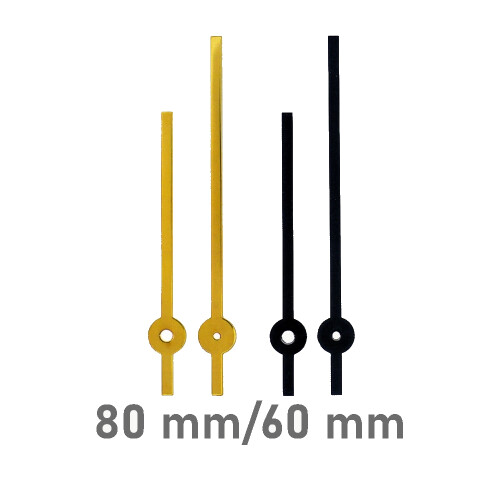 Set di lancette per movimenti al quarzo UTS mini 80mm Colore ottone