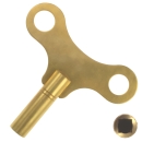 Llave de reloj de latón macizo, primera calidad de Alemania Nr. 16 / 6,25mm