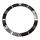 Lunetta intarsio nero compatibile con Rolex Sea-Dweller 16600 16660