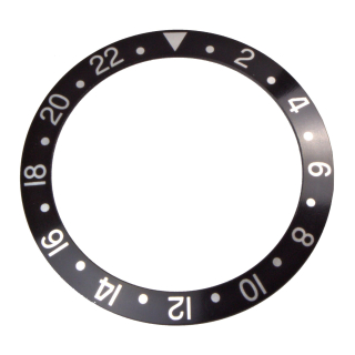 Bezel inlay black compatible to Rolex GMT-Master I 1675 16750