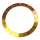 Lunetta intarsio marrone/oro compatibile con Rolex GMT-Master I 1675/3 16753