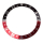 Lunetta intarsiata in nero/rosso compatibile con Rolex GMT-Master II 16710 16760