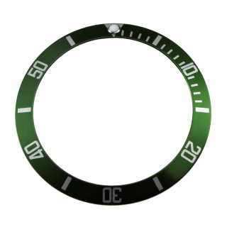 Lünetten-Inlay grün Kermit kompatibel zu Rolex Submariner 16610LV