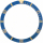 Lunetta intarsio blu/oro compatibile con RLX Submariner 16613 16618 16803 16808