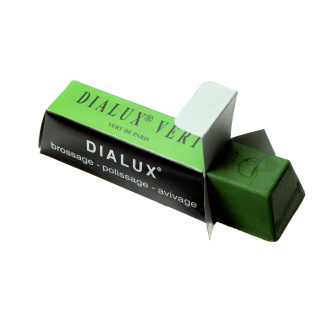 DIALUX Polierpaste verte (grün) Hochglanzpolitur für Stahl, Chrom, Platin 100 g