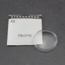 Kunststoff Ersatzglas kompatibel mit Rolex Tropic 7 (ohne Lupe)