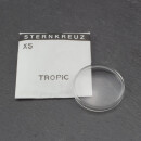 Kunststoff Ersatzglas kompatibel mit Rolex Tropic 11 (ohne Lupe)