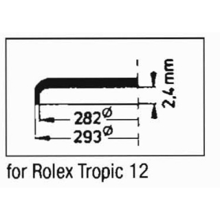 Acryl Ersatzglas kompatibel zu Rolex  5520, 5500, 1005, 1010, 1028, 1030, 1035