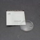 Reemplazo de cristal acrílico compatible con Rolex Cíclope 106 (con lupa)