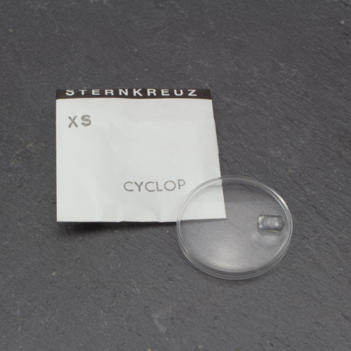 Reemplazo de cristal acrílico compatible con Rolex Cíclope 124 (con lupa)