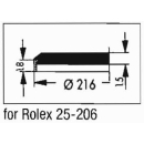 Cristal en saphir compatible pour ROLEX Lady Datejust et...