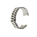 Bracelet acier style Président 20 mm SEL compatible pour Rolex Datejust