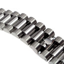 Bracelet acier style Président 20 mm SEL compatible pour Rolex Datejust