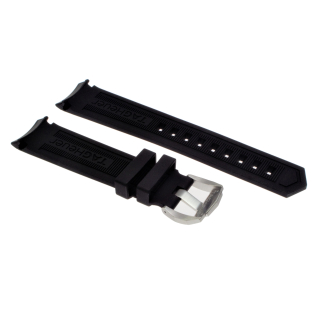 TAG Heuer Kautschuk Armband schwarz 21 mm für TAG Heuer Aquaracer CAK211x