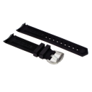 TAG Heuer rubber watch band black with pin buckle for Aquaracer CAK21xx