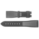 ZENITH bracelet en caoutchouc noir 22 mm pour divers ZENITH modèles