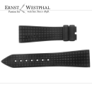 ZENITH caoutchouc strap 23mm black for various ZENITH...