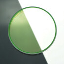 Cristal de zafiro verde compatible con Rolex Milgauss 116400GV