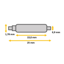 Barres ressort en acier inoxydable spécial sans...