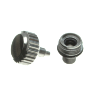 Screw-on crown Rolex compatible diameter 5.3 - 7.0 mm 24-700-0 (Steel/7 mm)