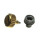 Coronas de tornillo Rolex compatible diámetro 5,3 a 7,0 mm 24-700-8 (Dorado/7 mm)