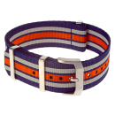 TAG Heuer Textilarmband blau/grau/orange für New...