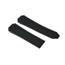Genuine HUBLOT rubber bracelet smooth surface black für...