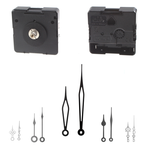 UTS Quarz Uhrwerk langlebig leise mit Uhrzeiger / Zeigerspiel / Zeigersatz 93/63 mm 16 mm
