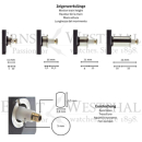 UTS Quarz Uhrwerk langlebig leise mit Uhrzeiger / Zeigerspiel / Zeigersatz 93/63 mm 16 mm