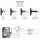 UTS quartz movement long lasting quiet with set of clock hands  98/70 mm 21 mm