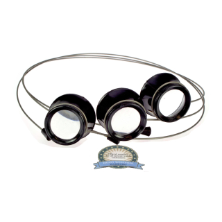 &euro;&euro;&euro; Three comfortable plastic magnifiers with headband SUPER SPECIAL OFFER &euro;&euro;&euro;