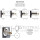 UTS movement 818 w pendulum and percussion mechanism + hand set Fancy Style 118/89 mm 21 mm