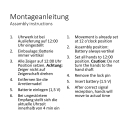 UTS Funkuhrwerk 700.20 mit Pendelantrieb 16 mm + Zeigerspiel Fancy Style 73/50 mm