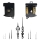 UTS Funkuhrwerk 700.20 mit Pendelantrieb 16 mm + Zeigerspiel Fancy Style 73/50 mm